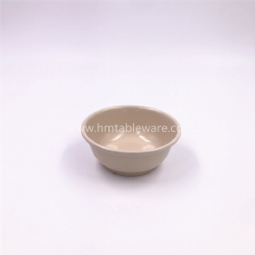 Daily use beige melamine salad bowl plastic small bowl