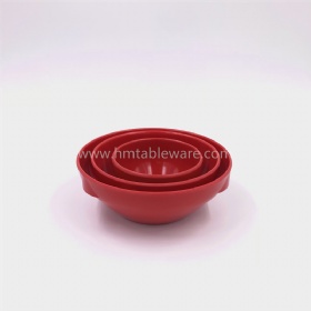 Restaurant top quality colour melamine round salad bowl wholesale