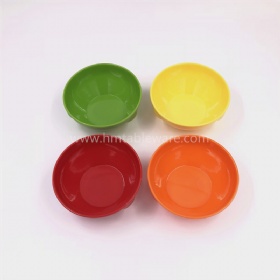 Promotional wholesale colourful melamine bowls plastic salad bowls