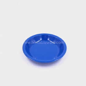 Restaurant good quality bule color melamine dinnerware deep plate for soup