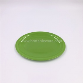 Best choice color melamine oval food plate desert dish