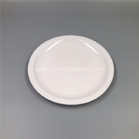 Different sizes white melamine dinner plates desert dishes wholesale