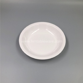 Best sale white melamine deep salad plate for North America