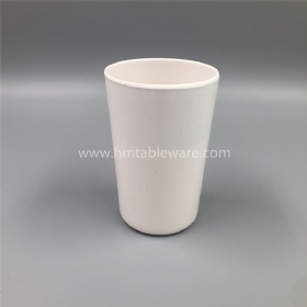 Restaurant good quality white melamine drink tumblers with custom backstamp logo