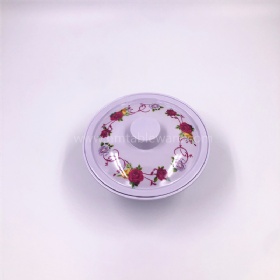 FDA food grade plastic melamine cover bowl with flower design