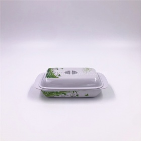 Food grade melamine bowl with lid plastic salad bowl