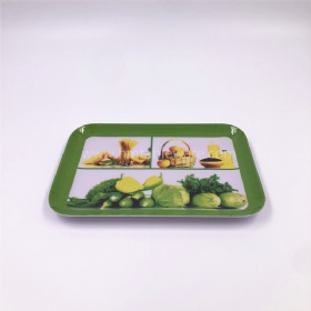 FDA food grade oblong melamine dish plastic plate wholesale