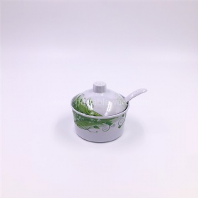 China healthy melamine sauce bowl with spoon