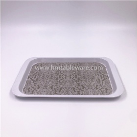 Non toxic melamine oblong fruit tray plastic ware wholesale