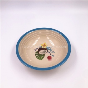 Daily use custom printed brown plastic melamine bowl for Africa