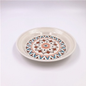 Daily use custom printed melamine deep dishes plates for overseas market