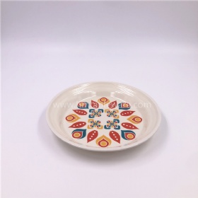 Unbreakable plastic melamine soup plate with customized design