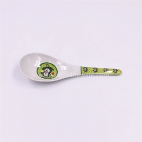 FDA food grade custom printed plastic melamine rice spoon