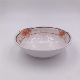 Fashionable widely use plastic melamine salad bowls with beauty design