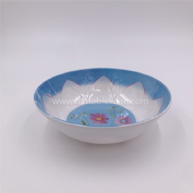 BPA free melamine flower bowls for outdoor home using