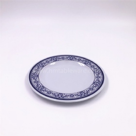 FDA food grade melamine dinner plates with printing