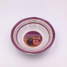 Holiday daily used embossed melamine salad bowls