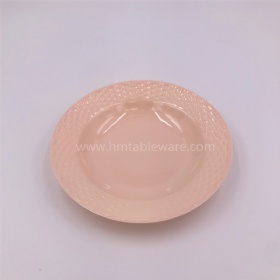 African popular goods basketry melamine soup plate plastic deep plate