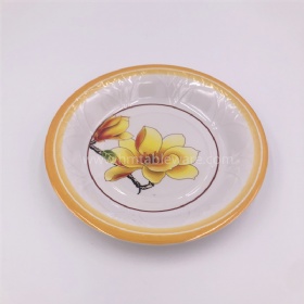 China healthy melamine deep soup plate with custom print