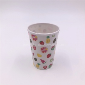 Food grade melamine drink tumbler mug with cute design