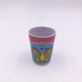 Daily use kids melamine water tumbler cup with cute design