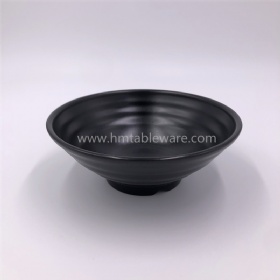 China healthy matt black melamine ramen bowl noodles bowl