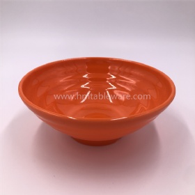 BPA free Japanese color melamine ramen noodles bowl with soup spoon