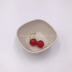 Daily use melamine square rice bowl with custom print