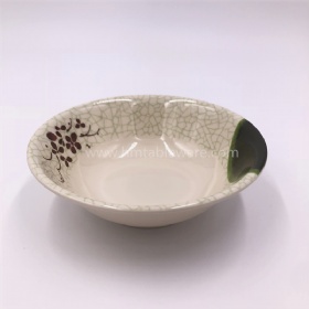 Food grade plastic ware melamine soup bowl with design