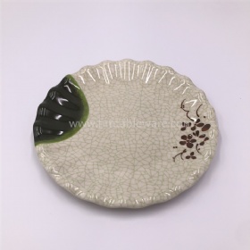 BPA free melamine sunflower dish with custom print