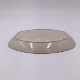 Chinese restaurant quality melamine oval dinner plate wholesale