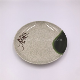 Different sizes round melamine dinner plates desert dishes