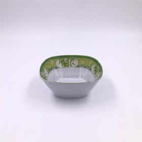 Top quality melamine dinnerware square salad food bowls