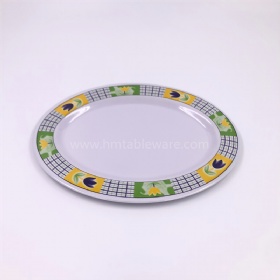 Best choice melamine tableware custom print melamine oval dishes