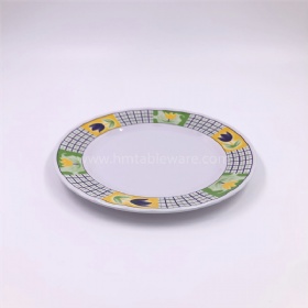 Restaurant widely used melamine wavy dinner plates wholesale