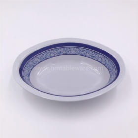 Food grade melamine oval salad bowl for Mexico market