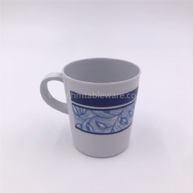 Non toxic plastic ware melamine drink mug with handle