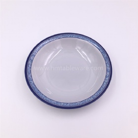 Factory supplier melamine rim soup plate for restaurant home