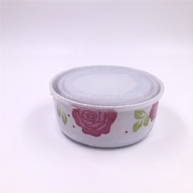 China healthy melamine storage lid bowls set with custom print