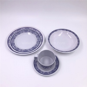 Non toxic custom printed melamine set for dinner