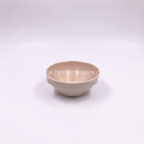 Restaurant widely used stackable beige melamine bowl with custom logo