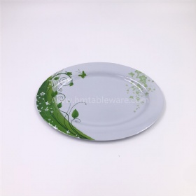 Wholesale melamine oval plate with customized design